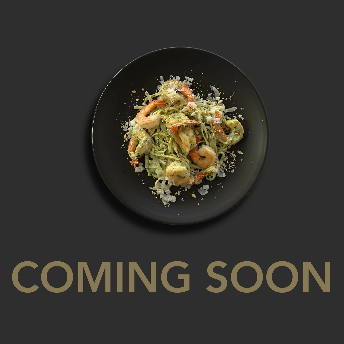 Linguine Prawn Pesto