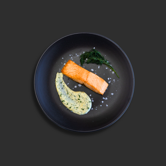 Creamy Dill Salmon & Mash